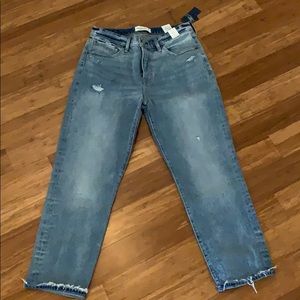 Abercrombie mid rise boyfriend jeans